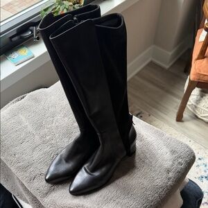 Elegant Cole Haan Black Knee-High Boots - worn twice